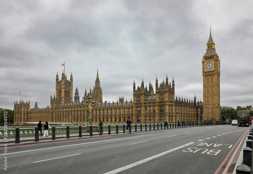 Obraz premium Houses of parliament, London
