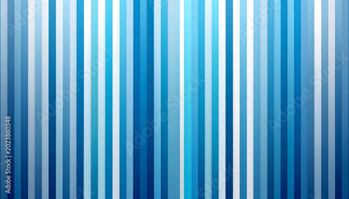 Abstract blue and white vertical striped gradient background with smooth color transitions. Modern geometric design ideal for wallpapers, banners, branding, presentations, websites.