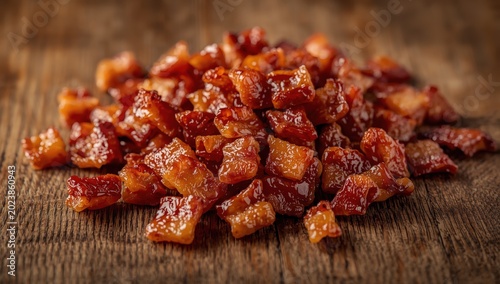 crispy bacon pieces
