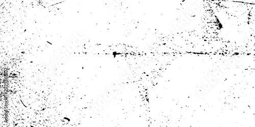 Grunge overlay texture vector black and white abstract background distressed scratch effect, abstract black and white grunge texture with ink splatters scratches and distressed pattern.