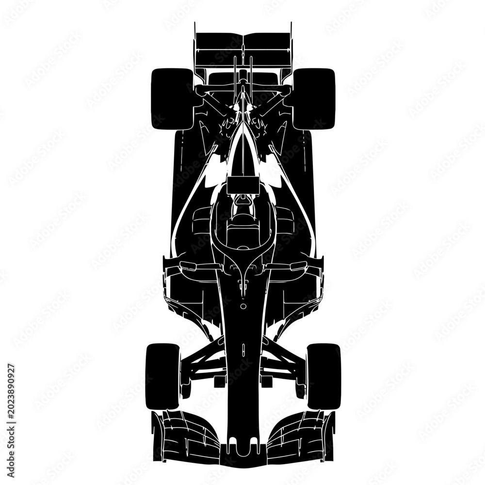 Fototapeta premium Detailed View of Racing Car Chassis.