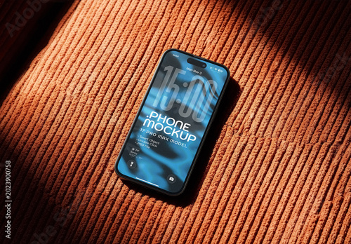 Lifestyle Smartphone Mockup In Modern Interior