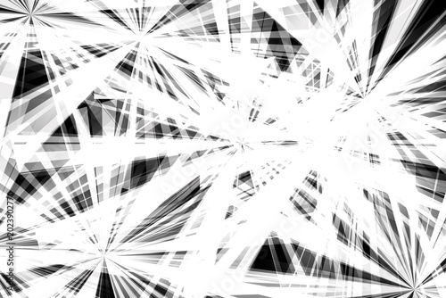 Photos たくさん発光している様子をイメージしてデザインしたモノクロのテクスチャ、背景、壁紙、グラフィックの素材