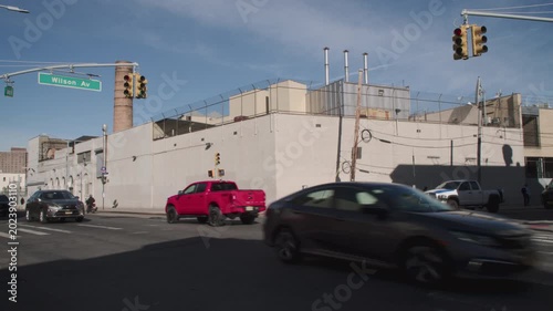 A street intersection in Bushwick, Brooklyn