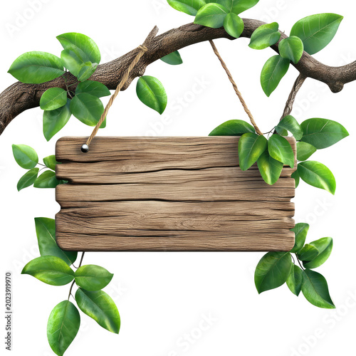 Green tropical leaf transparent background