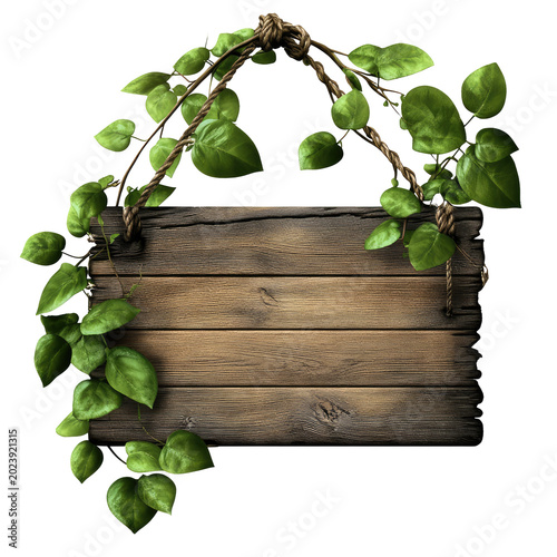 Green tropical leaf transparent background