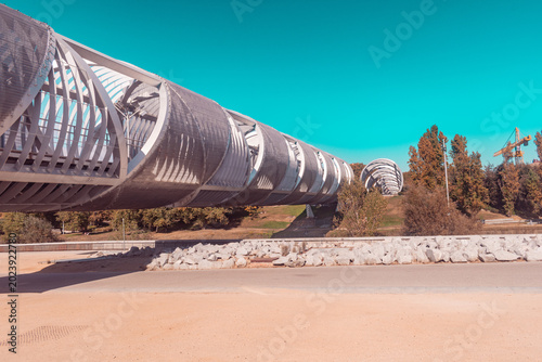 Canvastavla Arganzuela Bridges