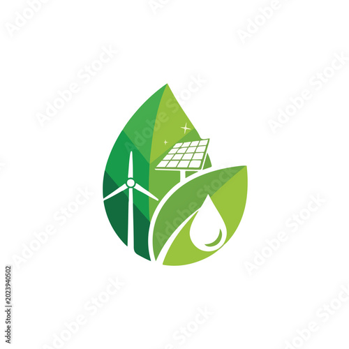 Green Energy Sustainable Power Concept