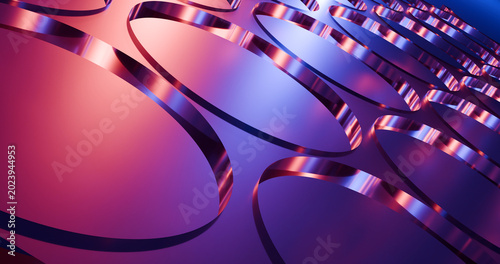3d abstract light color glass circle hole background wallpaper
