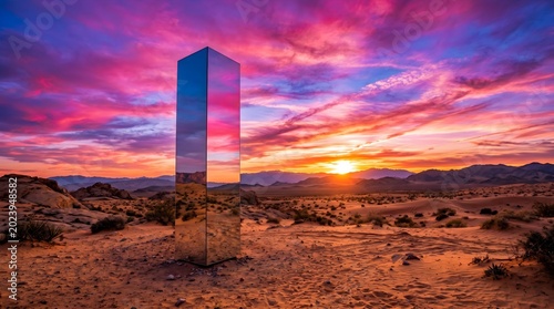 Luminous Glass Monolith: A 