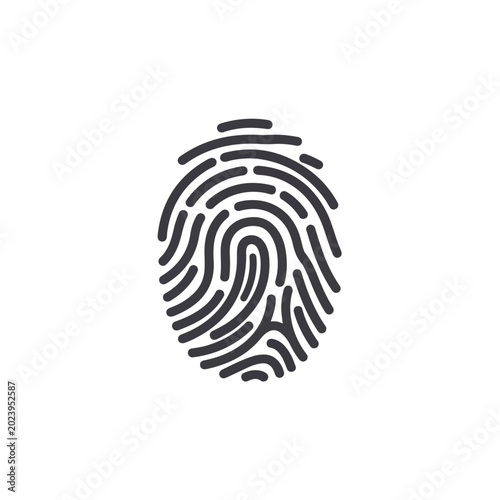 Fingerprint pattern close up