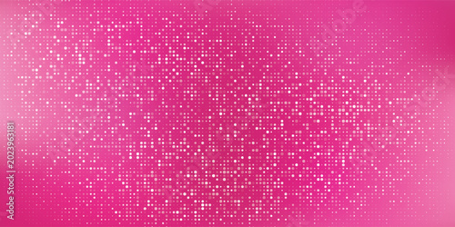 Abstract pink halftone gradient background with digital dot pattern atau Modern magenta vector background with geometric tech halftone texture eps10