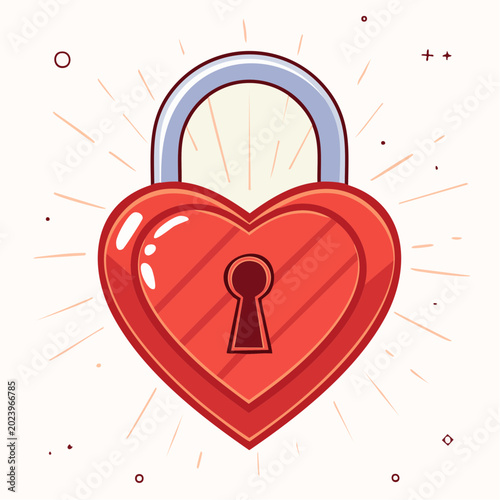 Heart Shaped Lock