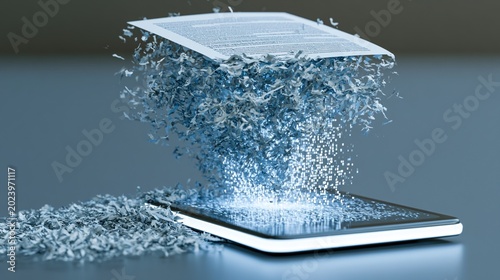Transforming Shredded Paper Into Digital Text and Shapes