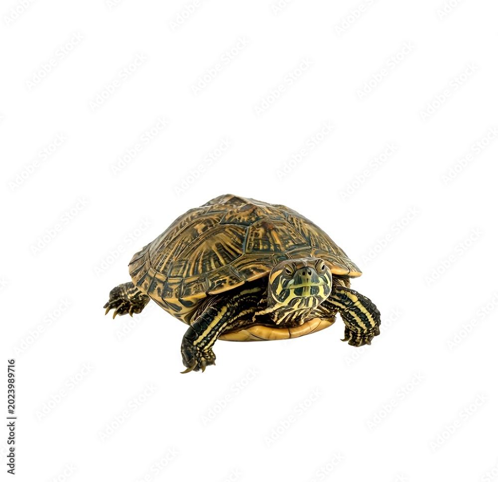 Obraz premium turtle isolated on white background