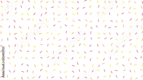 Foto Warm toned tiny dashes create a delightful repeating sugary topping visual on a