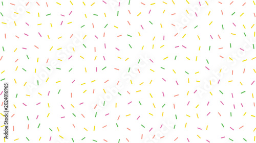 Tableau sur toile A lovely assortment of light pink green yellow and purple sprinkles forms a swee