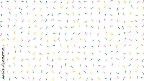 Foto Bright colorful candy sprinkles create a joyful festive pattern spread evenly ac