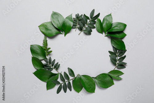 Frame made of different fre...