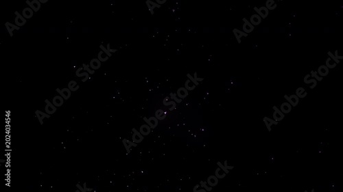 Dark Galaxy Universe Starry Night Background, Blue Cosmos Astronomy Scene with Cosmic Dust, Snowy Christmas Starfield Motion Loop Animation, Space Light Effect Design, Particle, 4K, Gradient, Special