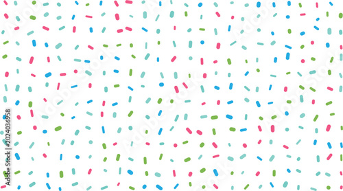 Colorful sprinkle pattern pastel confetti background for celebrations and design