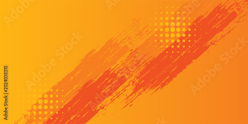 Valokuva Dots halftone yellow and dark blue color pattern gradient grunge texture background