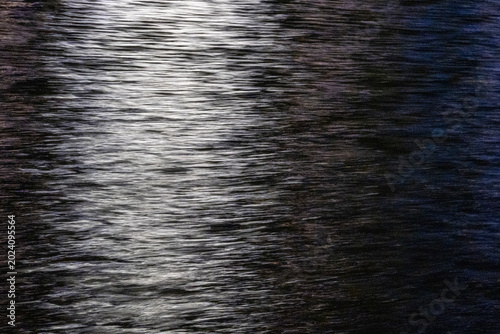 Photos Abstract water reflection with horizontal motion blur
