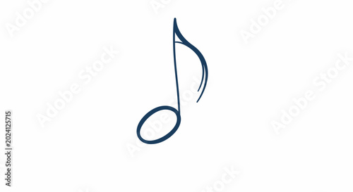 Fotografia Eighth Note Musical Notation Symbol.