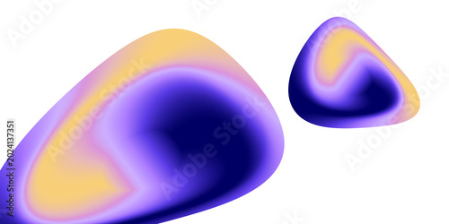Multicolor Abstract Bending Background – Fluid Curved Waves with Vibrant Gradient Flow, Modern Dynamic 3D Style Colorful Artistic Motion Design