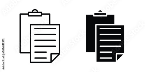 Foto Paste icon symbol design vector illustration.