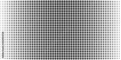 Foto grunge Halftone white and black dots pattern and black gradient grunge texture background