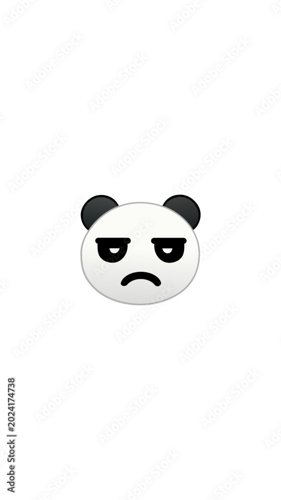 Fototapeta premium Angry panda