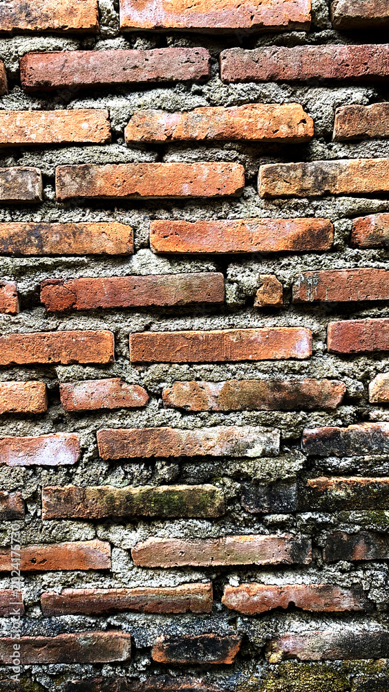 Naklejka premium old brick wall