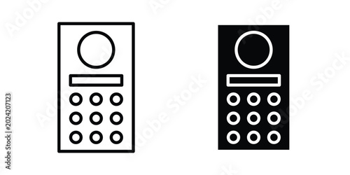 Bild auf Leinwand Interphone icon