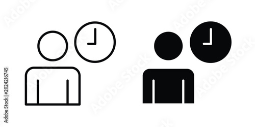 Tableau sur toile Busy icon