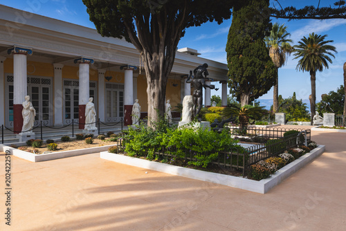 Fotografie Achilleion was the summer palace of empress Elisabeth of Austria