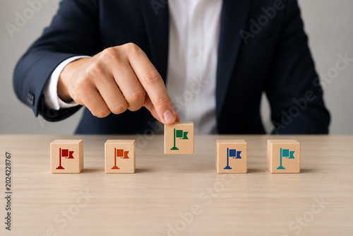 Foto Business and project timeline