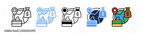 Offshore Account Icon Multiple Style