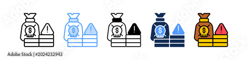 Foto Cash Smuggling Icon Multiple Style