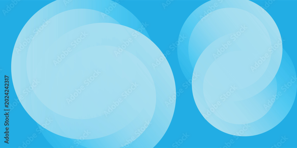 Fotografia Abstract blue background with circles