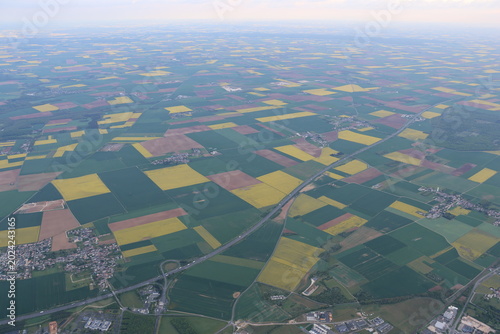 Campagne vue du ciel