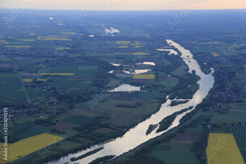 Loire vue du ciel