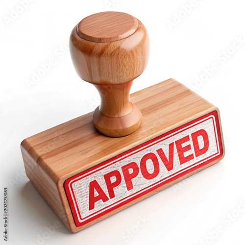 rubber stamp approved