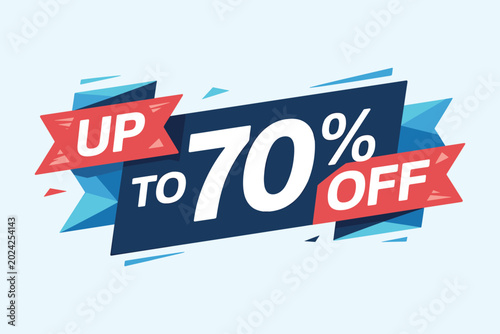 Fotografia Discount offer up to 70 percent off