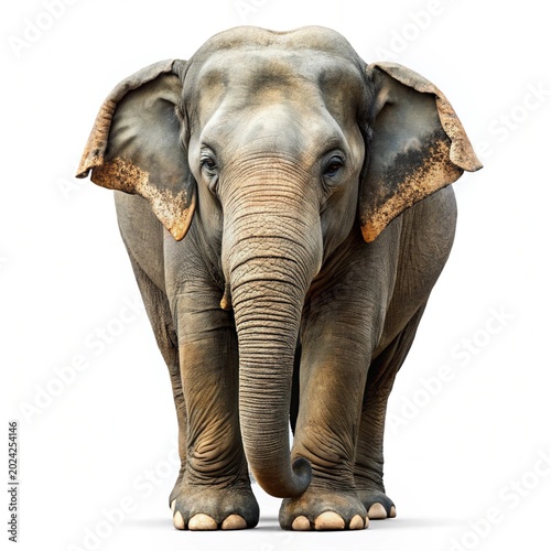elephant isolated on white
