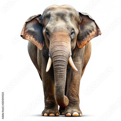 elephant isolated on white