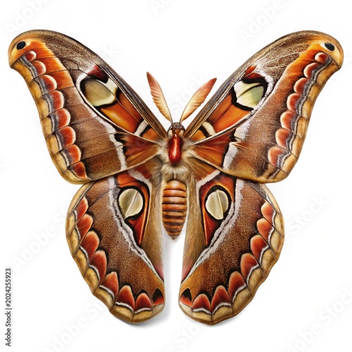 butterfly on a white background