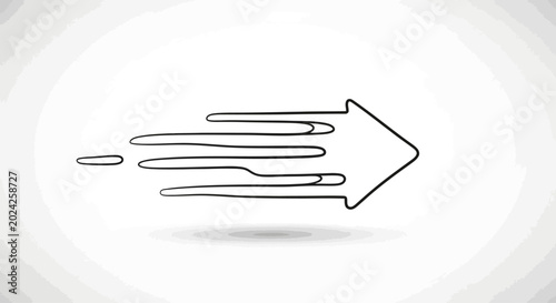 Photos Motion Arrow Icon Speed Symbol.