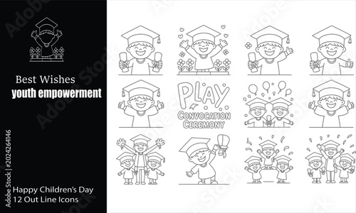 Tableau sur toile International Children’s Day assembly ideas that importance of child education,