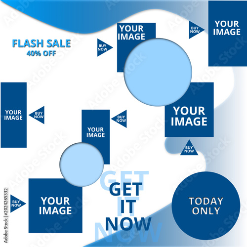 Modern Social Media Post Template for Business Promotion
